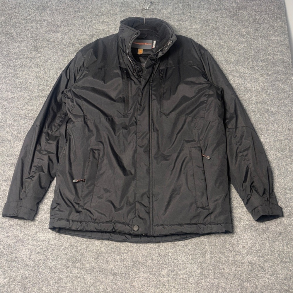 Hawke & Co. Sport Warerproof Jacket Men's M Black Thinsulate Hooded Winter Coat